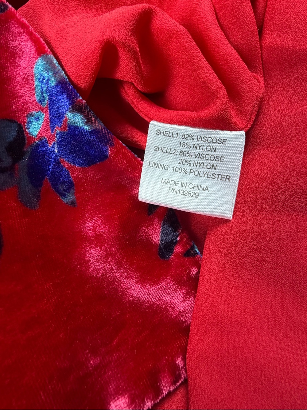 House of Harlow 1960 x REVOLVE Red Velvet Long Sleeve Mini Dress/Top S NWT - Picture 10 of 12